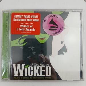 Wicked Musical Cd Stephen Schwartz 2003 usa New Sealed